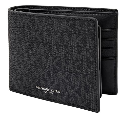 michael kors cardholder men|Michael Kors men's bifold wallet.